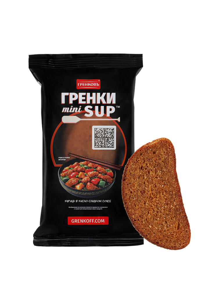 гренковъ гренки cо вкусом курицы в кисло-сладком соусе "minisup"