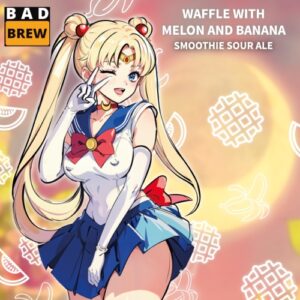 bad brew вафли с дыней и бананом