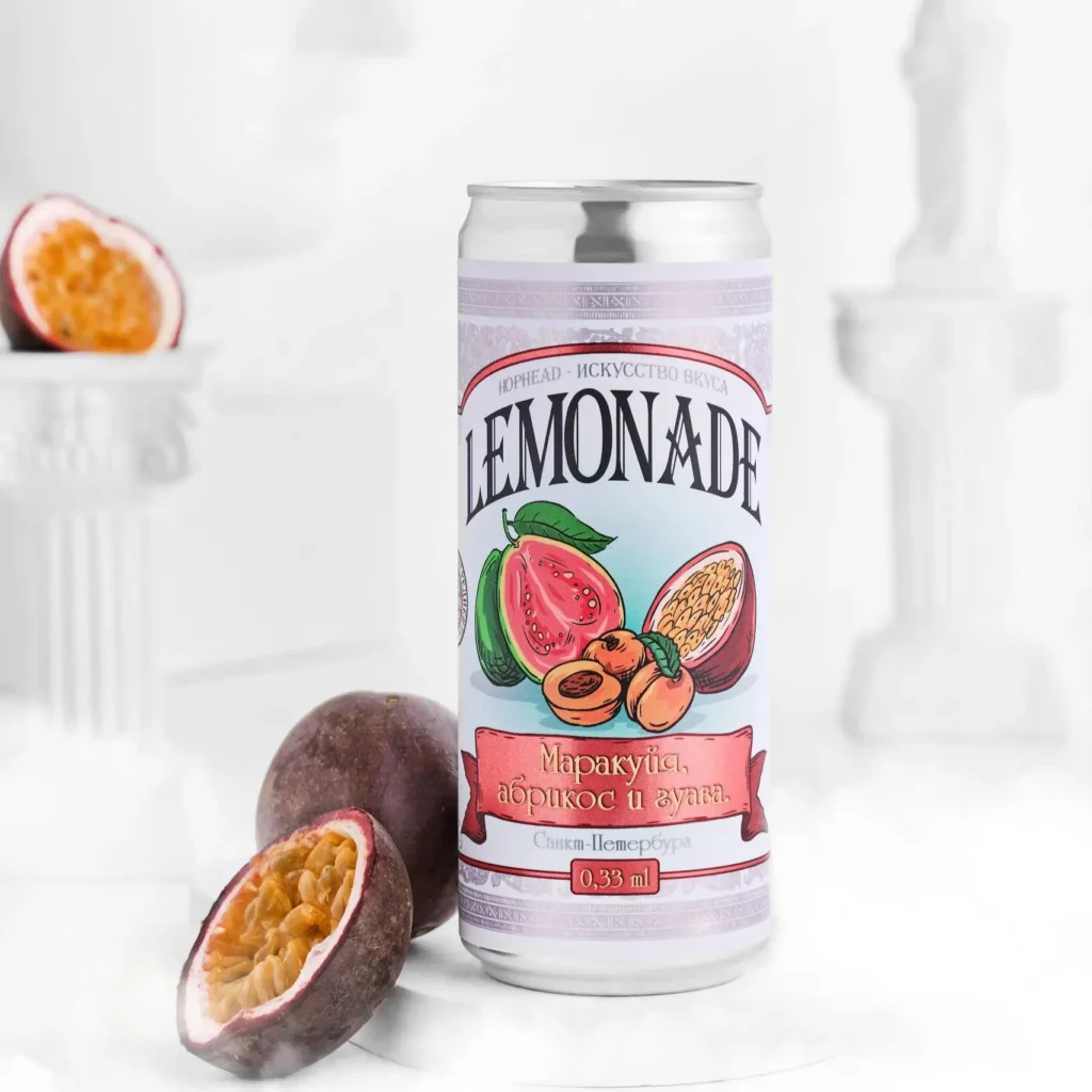 hop head лимонад: маракуйя, абрикос, гуава безалко