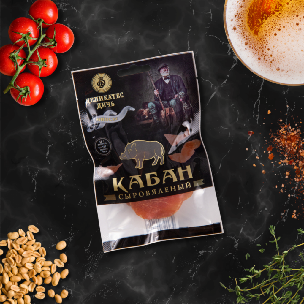 деликатес мясо с/в кабан, чипсы 35 гр