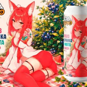 bad brew арбуз, черника, мята